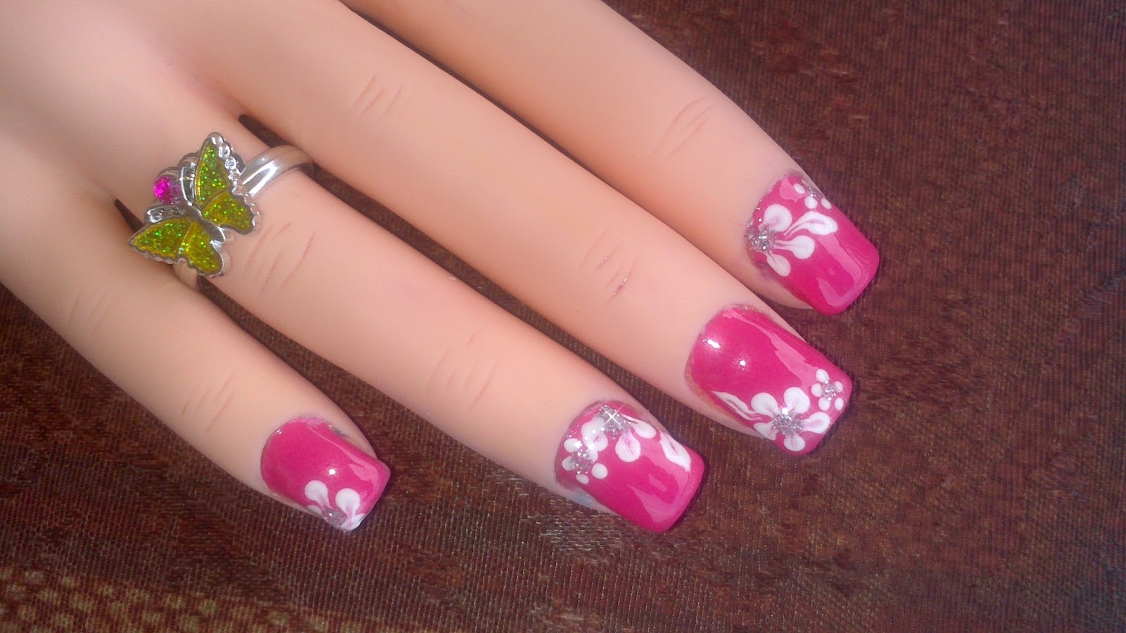 Flower Toe Nail Art Designs