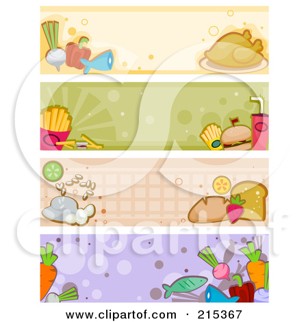 Food Banner Clip Art