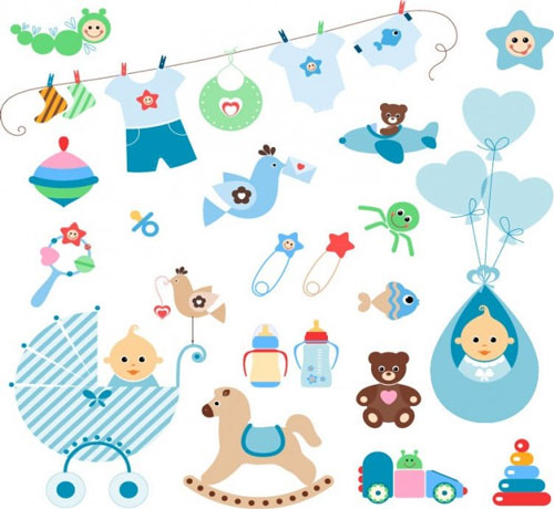 14 Free Baby Clip Art Vector Images