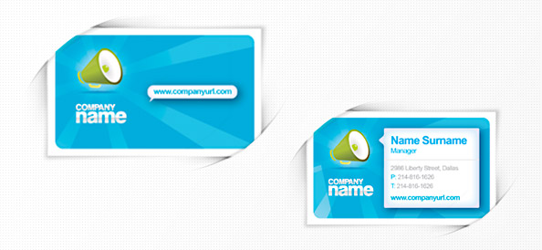 Free Business Card PSD Template Download