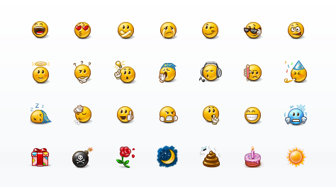 Free Emoticons Icons Set