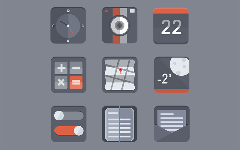 Free Flat Icon Set