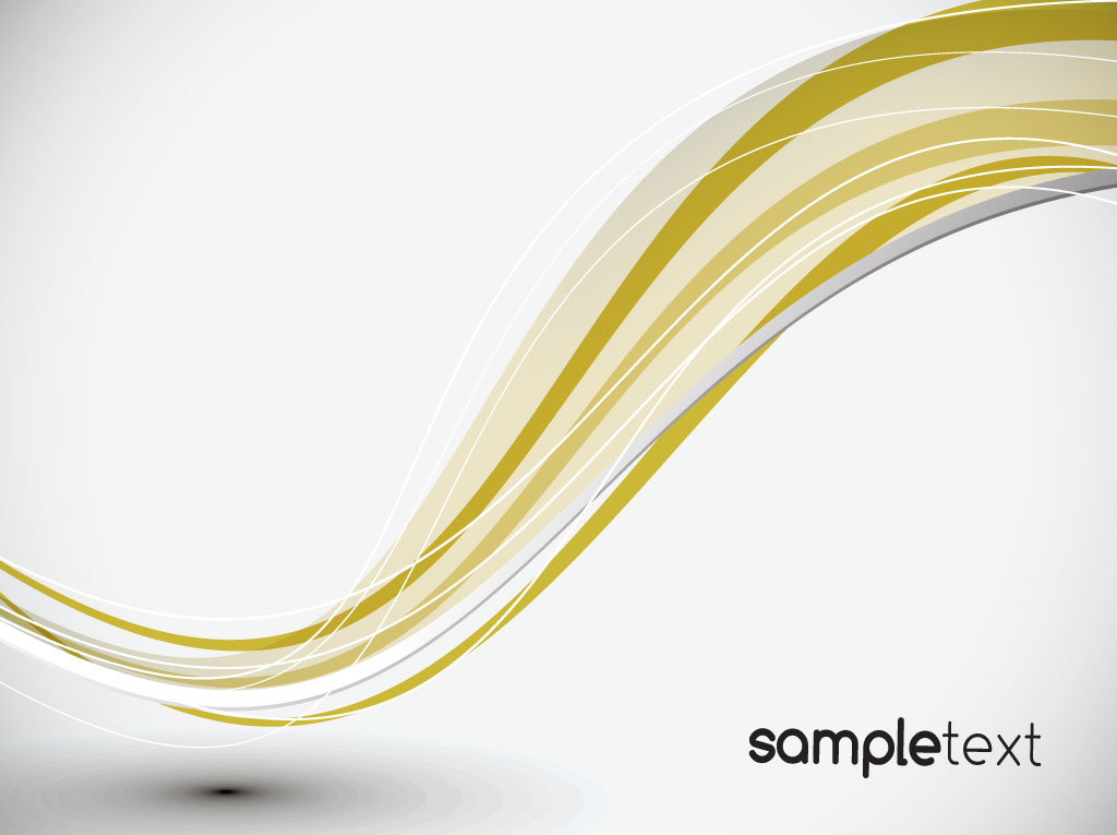 Free Gold Vector Swirl Designs