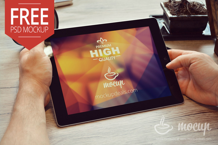 Free iPad PSD Mockup