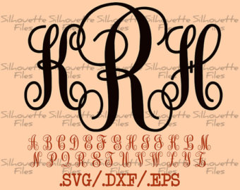 Free Monogram Fonts Svg File
