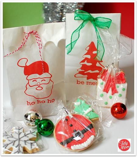 Free Printable Christmas Cookie Bags