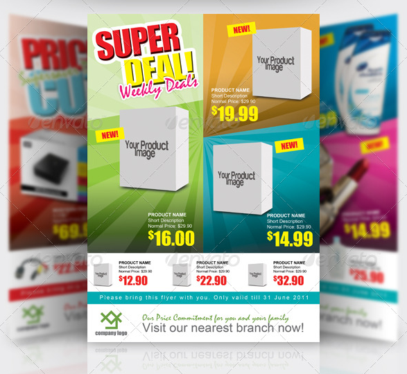 Free Psd Product Flyer Template Promotion