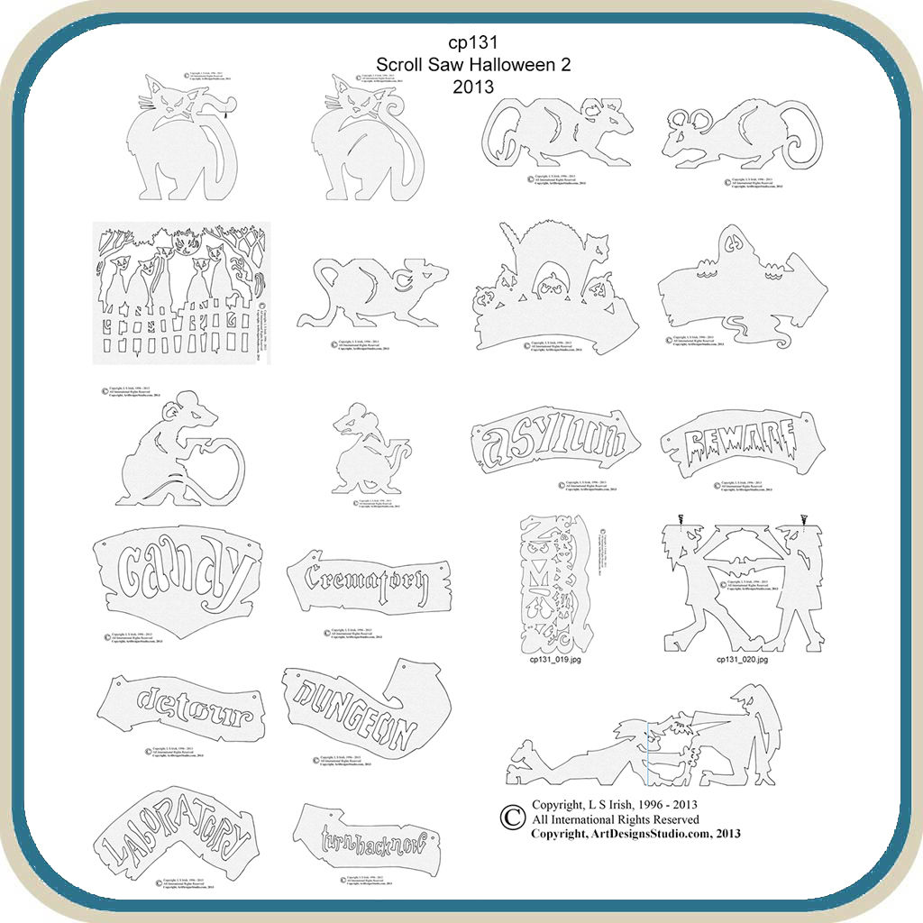 Free Scroll Saw Patterns PDF