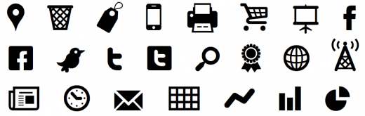 Free Social Media Icons Font