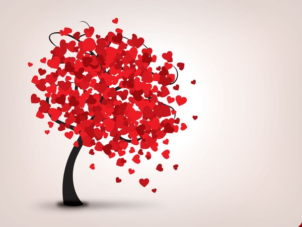 13 Photos of Heart Tree Vector