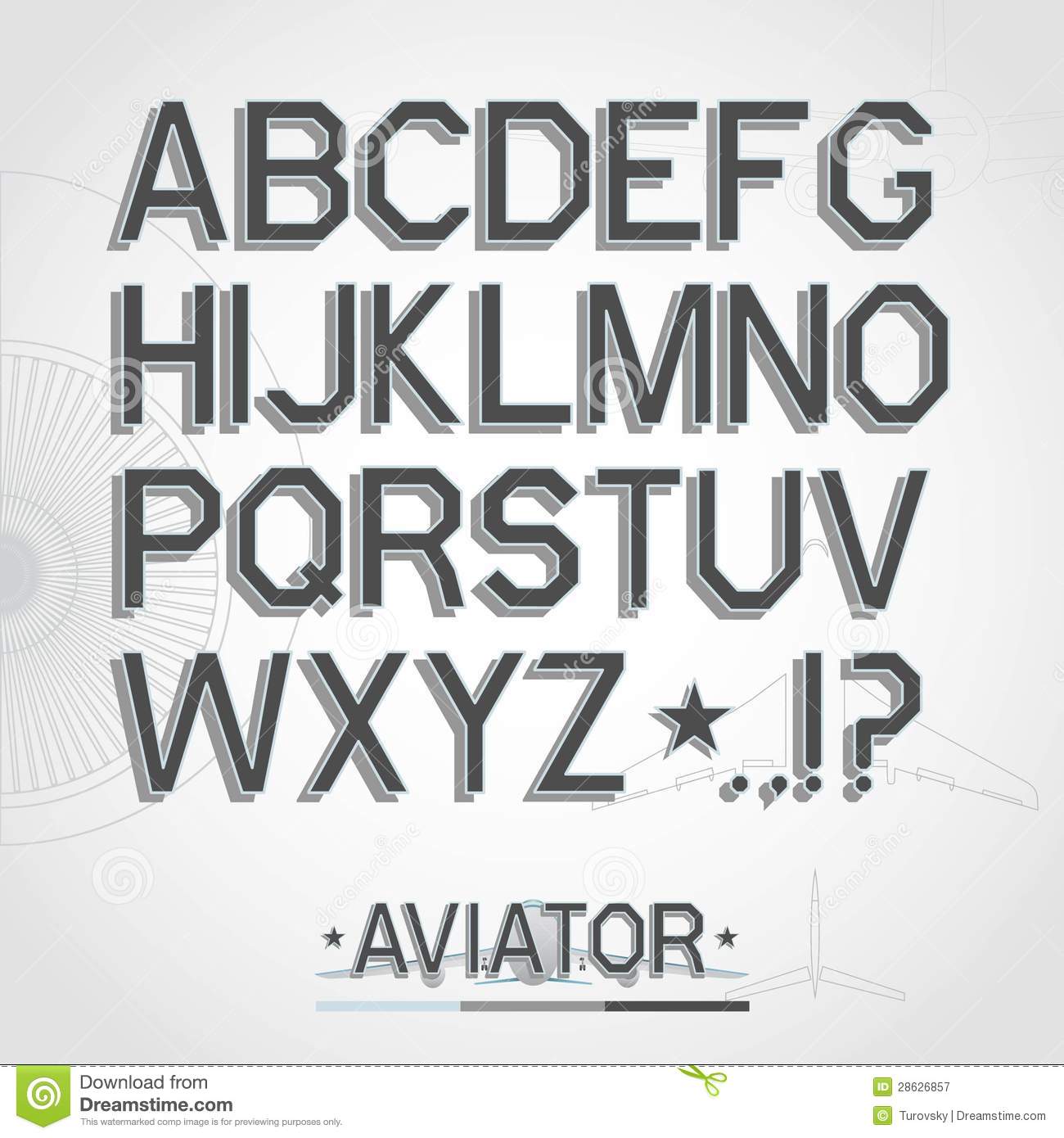 Free Vector Alphabet Fonts