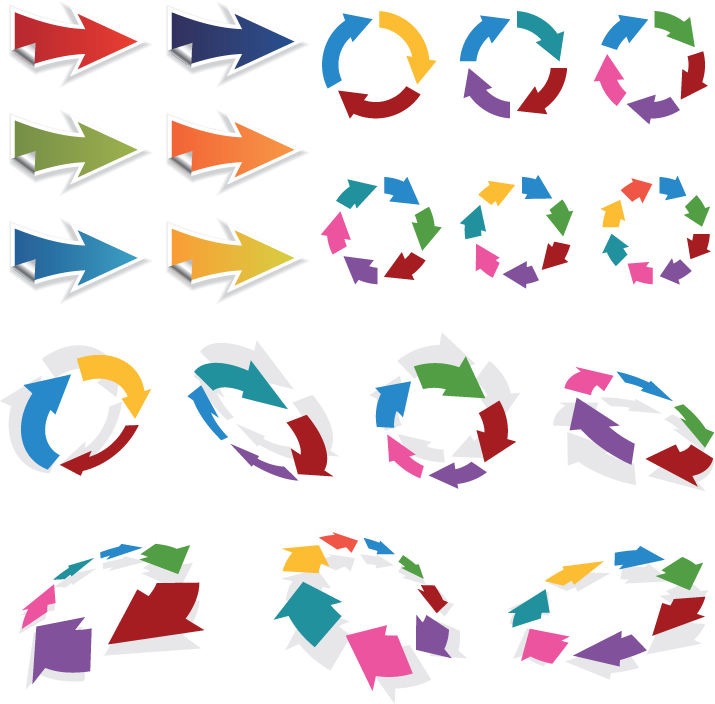 11 Free Vector Graphics Arrows Images