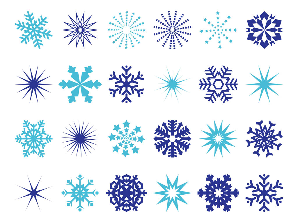 Free Vector Snowflake Clip Art