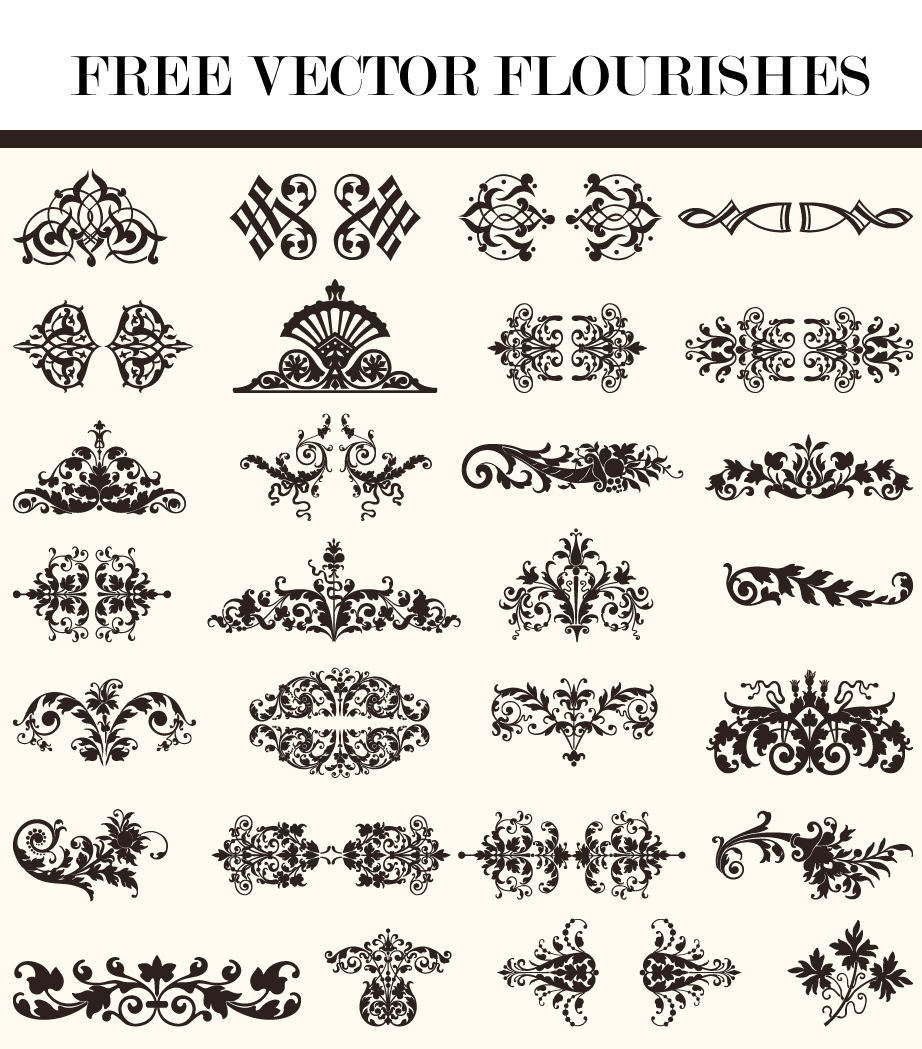 Free Wedding Flourishes Vector