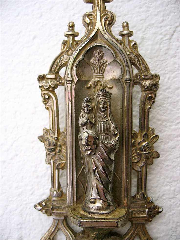 French Vintage Holy Water Font