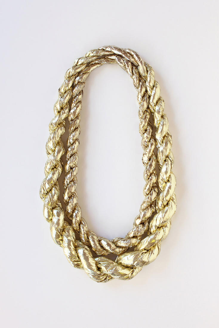 Gold Rope Chain Necklace