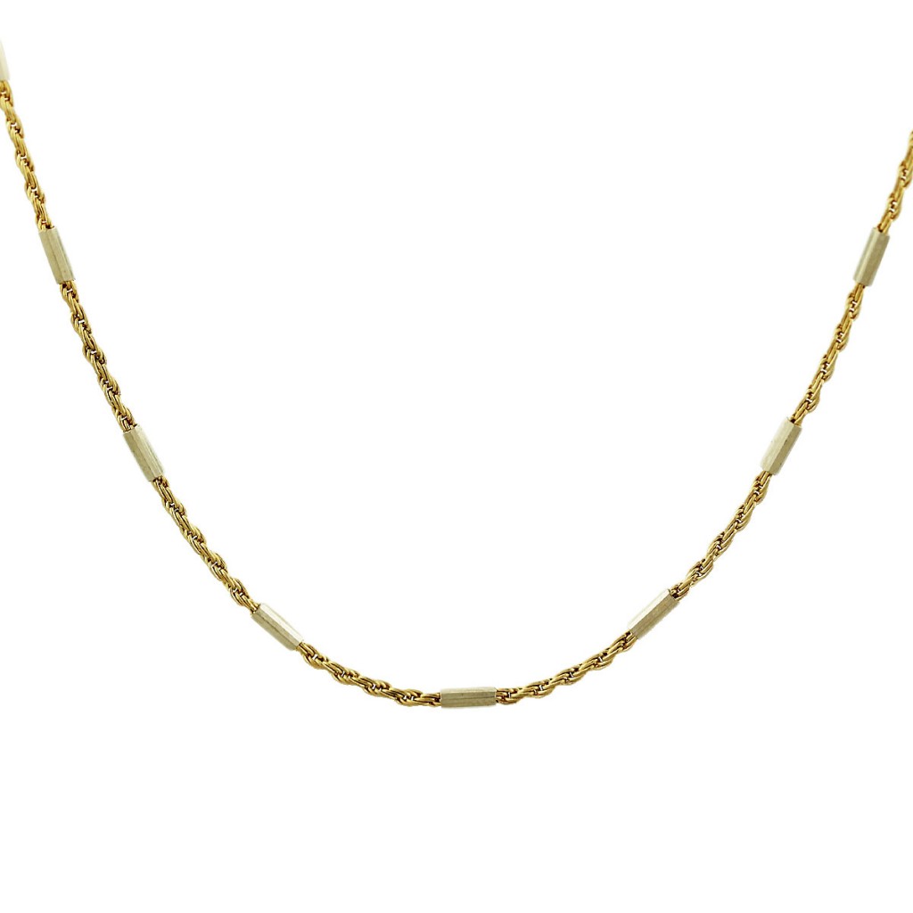 Gold Rope Chain Necklace