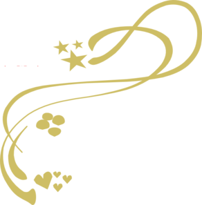 Gold Swirl Designs Clip Art