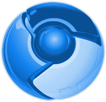 Google Chrome Icon Blue