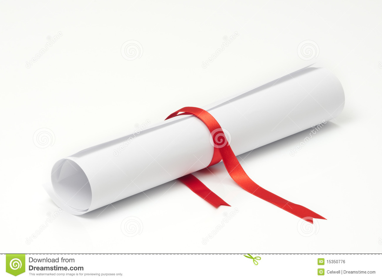 Graduation Diploma Scroll