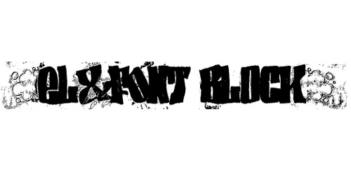 Graffiti Font Block