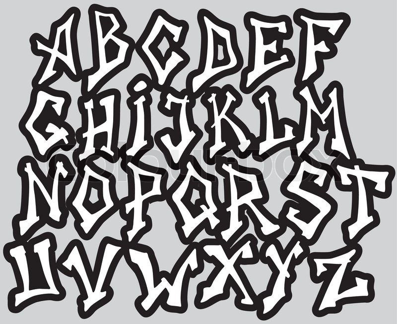 Graffiti Fonts Alphabet Letters