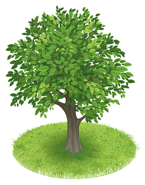 Graphic Design Tree Vector