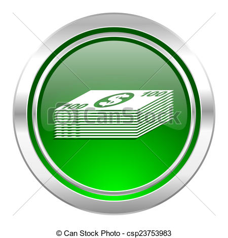 Green Money Symbol Clip Art