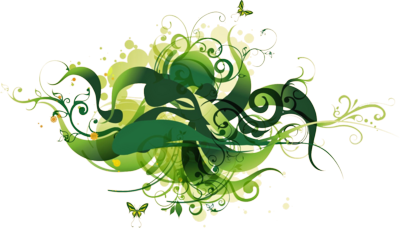 Green Vector Graphic PSD