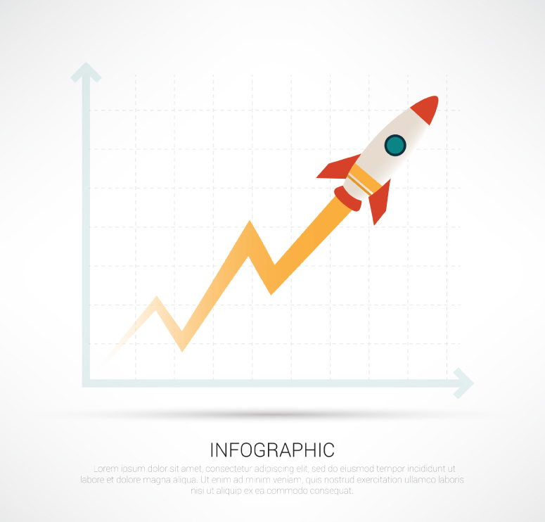 Growth Chart Vector Icon Free