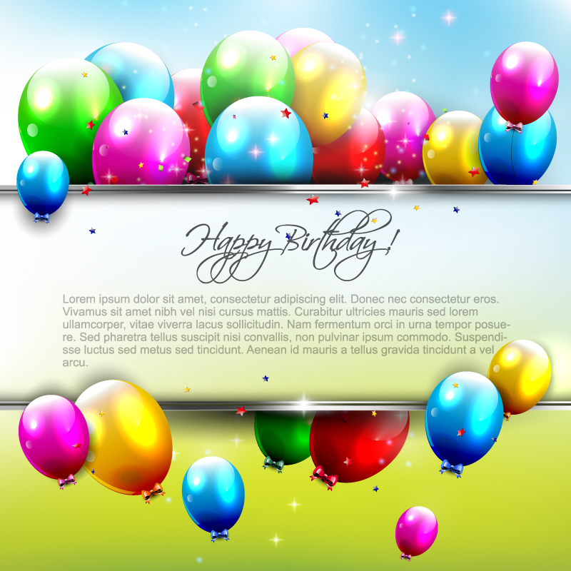 Happy Birthday Balloon Vector Happy Birthday Balloon Vector