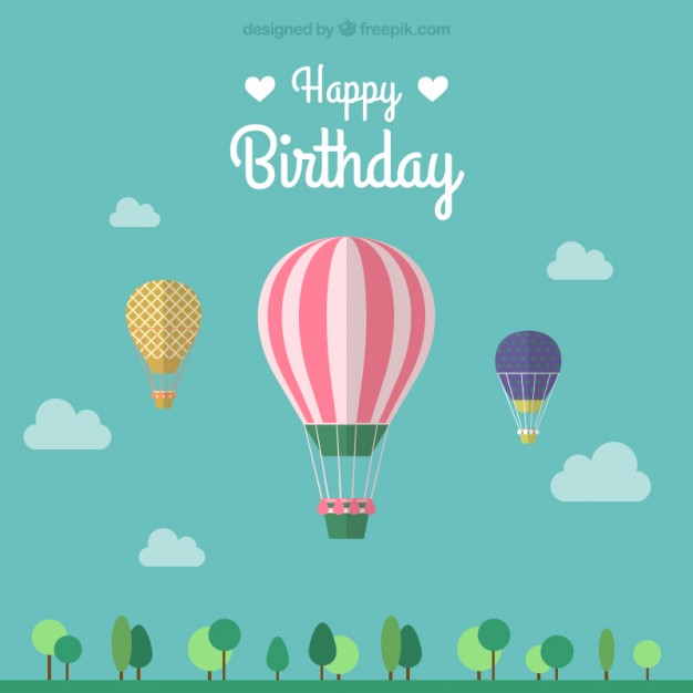 Happy Birthday Balloon Vector