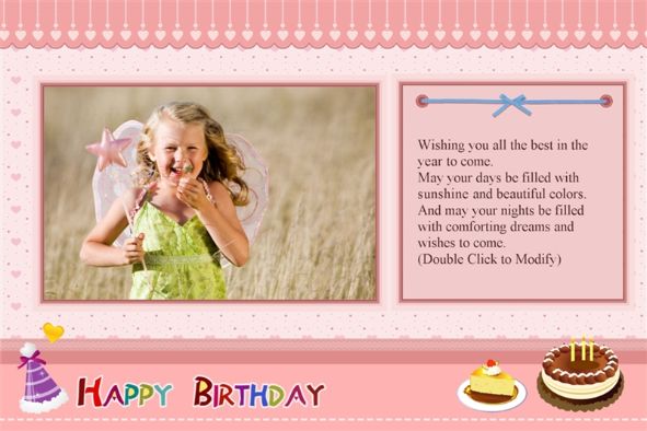 Happy Birthday Card Template Free