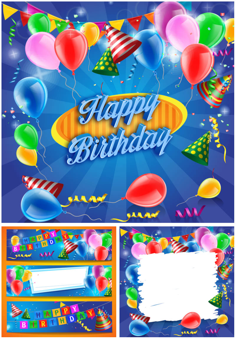 Happy Birthday Graphics and Vector