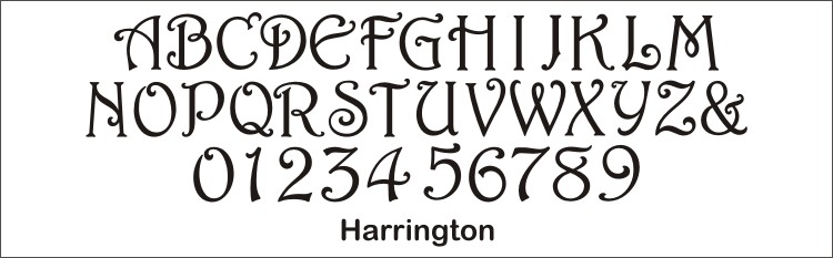 Harrington Font