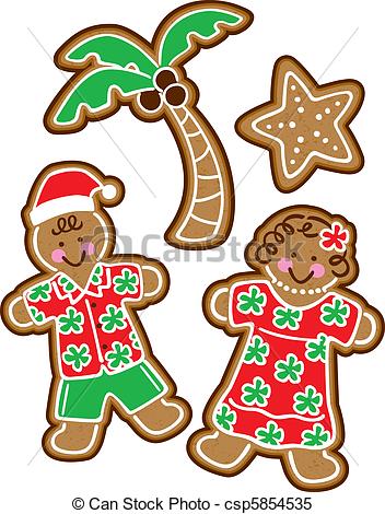 Hawaiian Christmas Clip Art Free