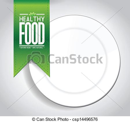 Healthy Food Banner Clip Art