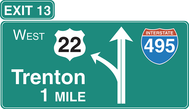 Highway Exit Sign Clip Art