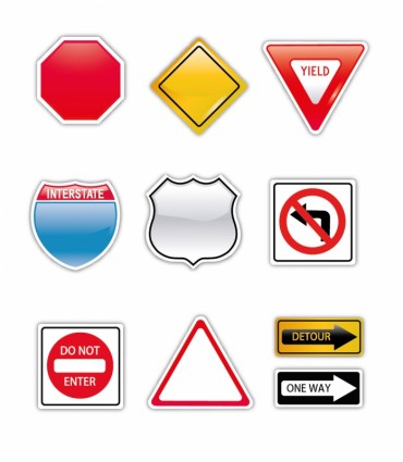 Highway Road Sign Clip Art Free Download