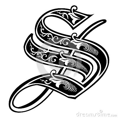 Initial Monogram Letter S Initial Monogram Letter S