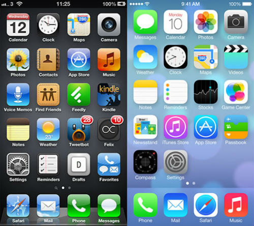 iOS 6 Home Screen