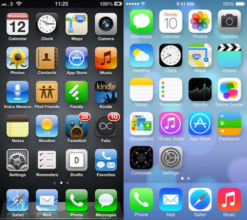 iOS 6 Home Screen iOS 6 Home Screen