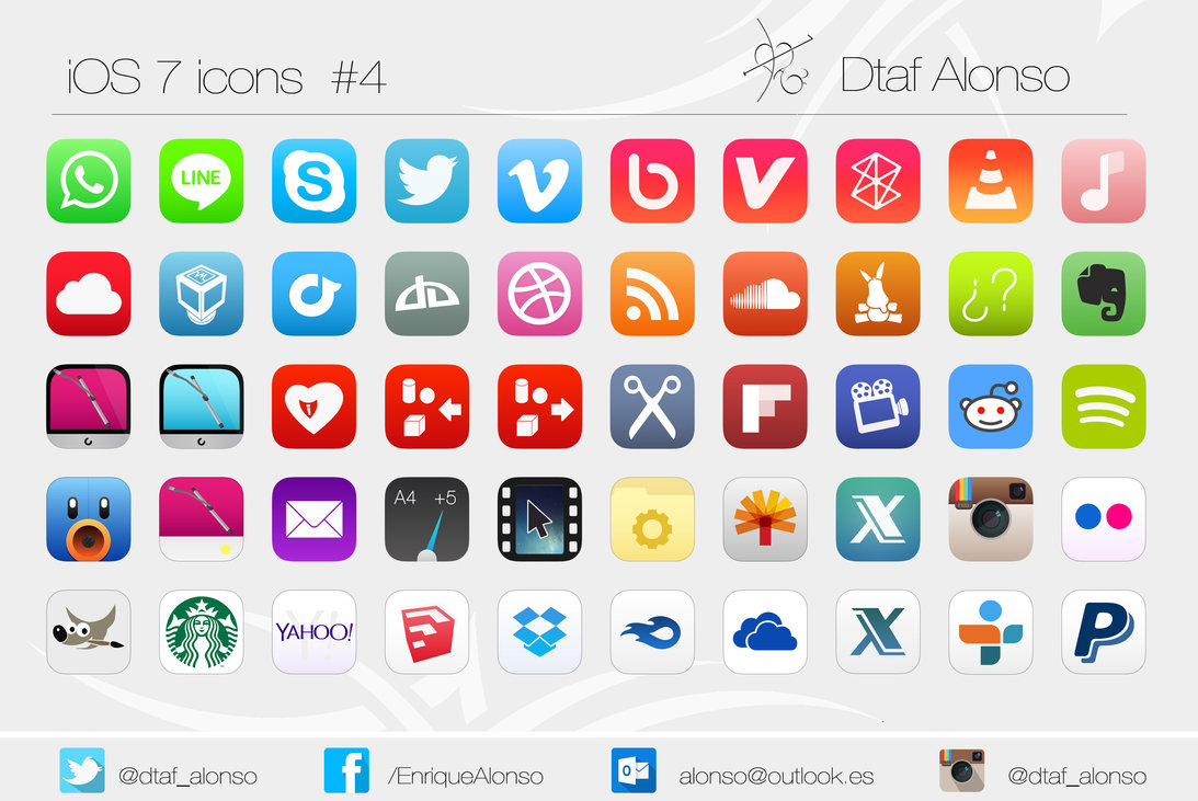 iOS 7 Icons