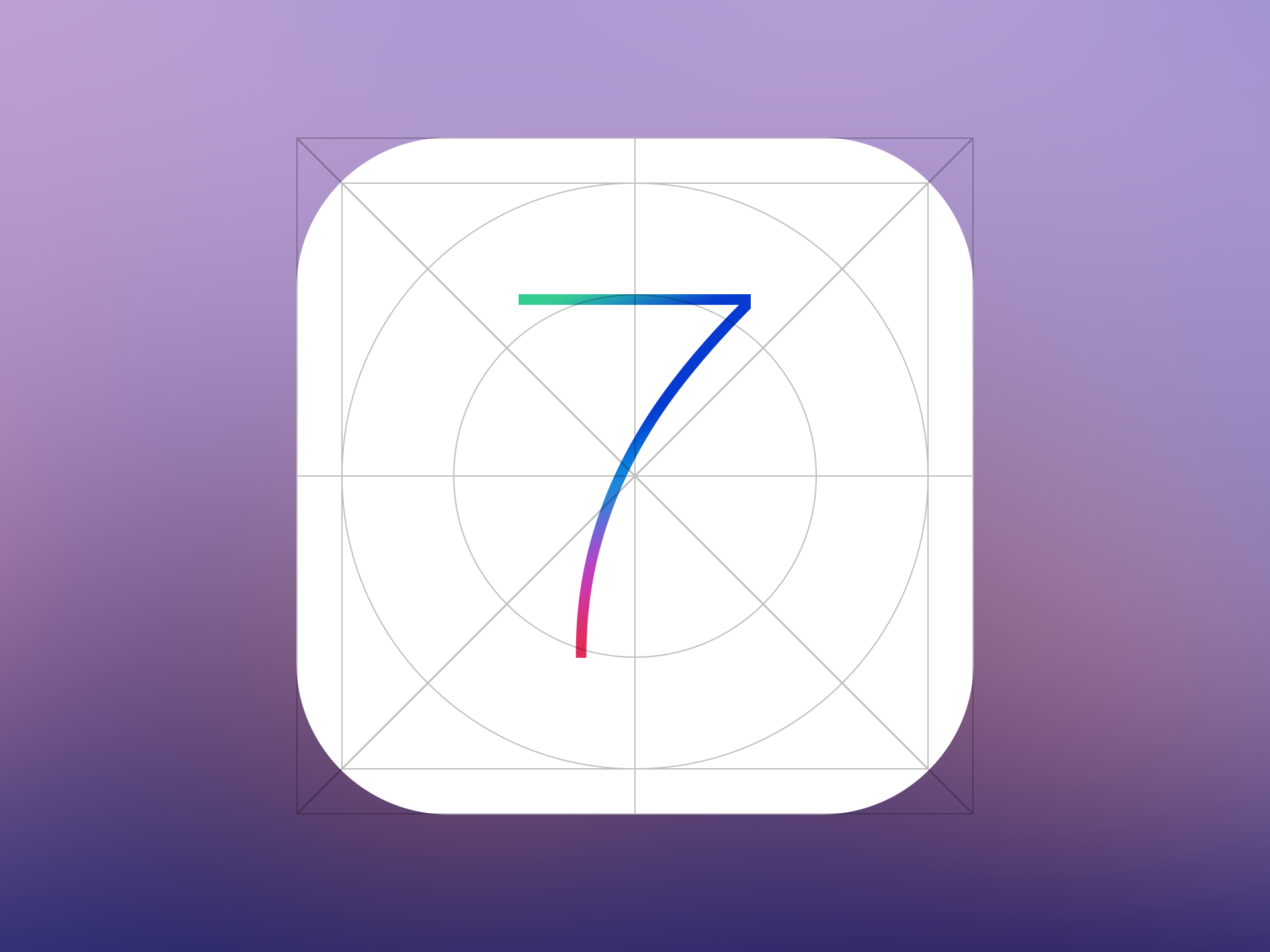 14 IOS 7 App Icon Template PSD Images