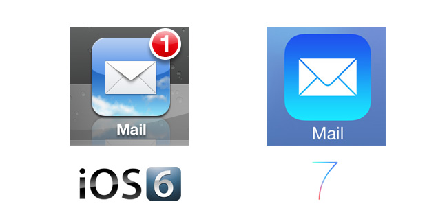 iPhone iOS 7 Mail Icon