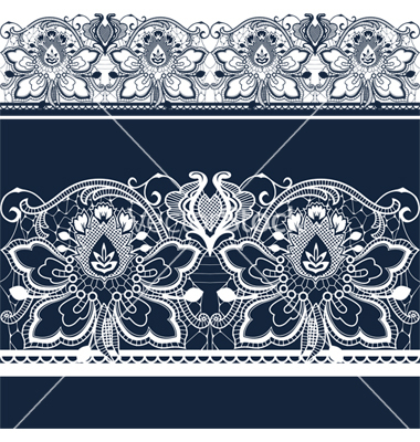 Lace Border Vector Free