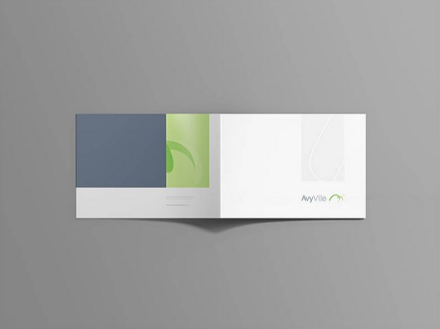 Landscape Brochure Mockup Psd Free Landscape Brochure Mockup Psd Free