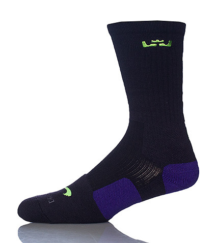 LeBron Nike Elite Socks Black