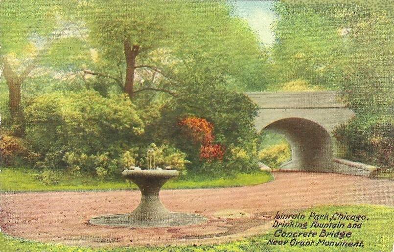 Lincoln Park Chicago Fountain