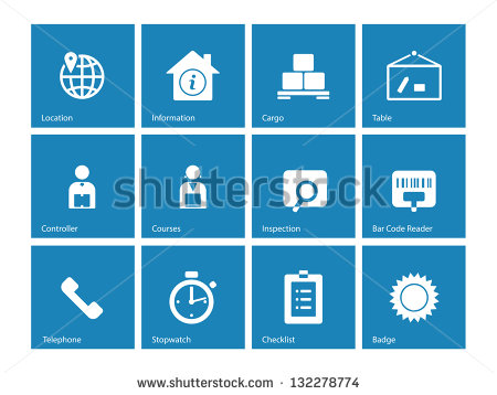 Logistics Vector Stock Icons